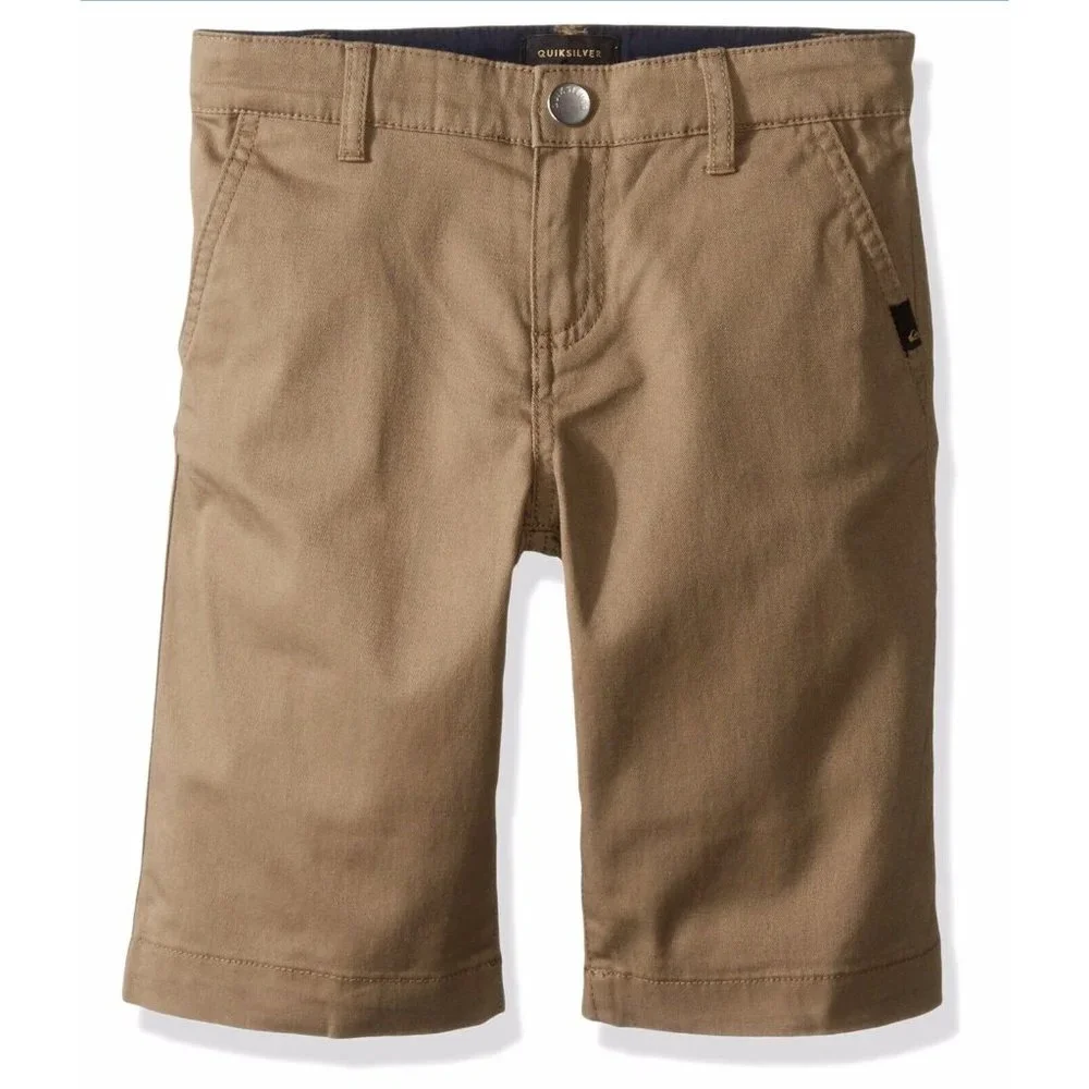$40 Quiksilver Boys Everyday Union Stretch Youth Short In Elmwood Size 27